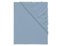 Emma Jersey hoeslaken 140-160 x 200 cm (Blauw)