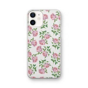 Kleine roosjes: iPhone 12 Transparant Hoesje