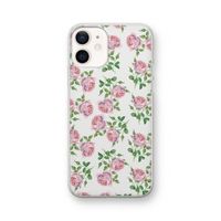 Kleine roosjes: iPhone 12 Transparant Hoesje