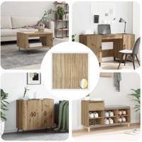 Zelfklevende Schroefhoes 12 pcs Artisan Eiken 20 x 0,5 mm