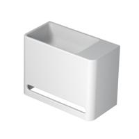 INK - Fontein Polystone Rechts Zonder Kraangat - 400x200x300 mm - Mat Wit