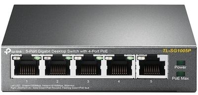 TP-LinkTL-SG1005P Switch Zwart