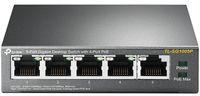 TP-Link TL-SG1005P Switch Zwart - thumbnail