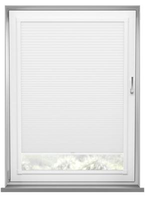 Perfect Fit - Plisségordijn Blenheim verduisterend Sneeuw wit