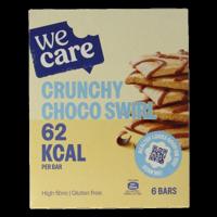 WeCare Lower kcal/carb bars crunchy choco swirl 78 Gram