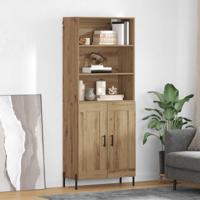 Hoge kast Artisan Eiken 69,5 x 32,5 x 180 cm Bewerkt hout