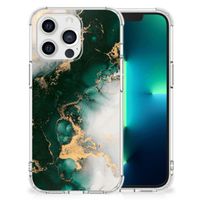 Anti-Shock Hoesje voor Apple iPhone 13 Pro Marmer Groen - thumbnail