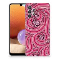 Samsung Galaxy A32 4G | A32 5G Enterprise Editie | Hoesje maken | Swirl Pink
