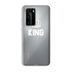 King zwart: Huawei P40 Pro Transparant Hoesje
