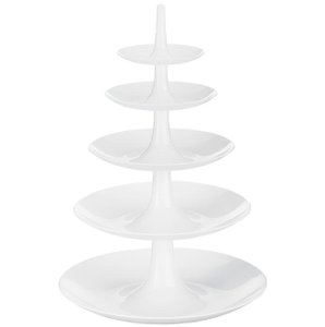 Koziol Babell etagere - 5 laags - wit