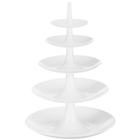 Koziol Babell etagere - 5 laags - wit - thumbnail