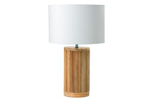 Tafellamp GATSBY 50cm willow- and pinehout naturel wit Lampenkap - 44496