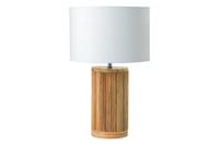 Tafellamp GATSBY 50cm willow- and pinehout naturel wit Lampenkap - 44496