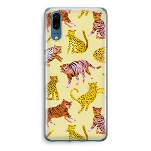 Cute Tigers and Leopards: Huawei P20 Transparant Hoesje