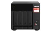 QNAP TS-473A NAS Tower Ryzen Embedded V1500B 8 GB DDR4 0 TB QNAP Turbo System Zwart