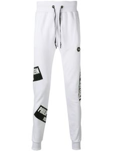 Philipp Plein pantalon de jogging imprimé - Blanc