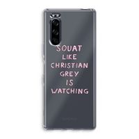 Christian Grey: Sony Xperia 5 Transparant Hoesje