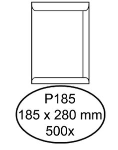 Envelop Quantore akte P185 185x280mm wit 500stuks