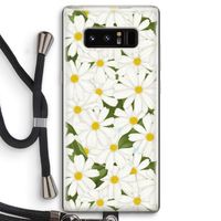Summer Daisies: Samsung Galaxy Note 8 Transparant Hoesje met koord