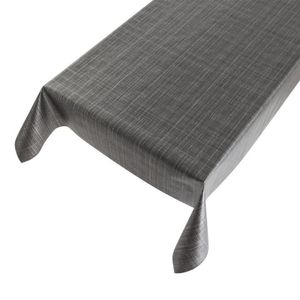 Antraciet grijze tafelkleden/tafelzeilen tweed print 140 x 170 cm rechthoekig   -