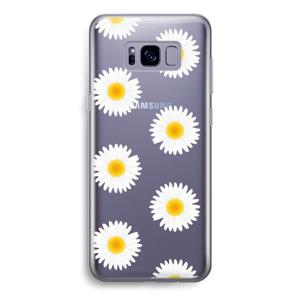 Margrietjes: Samsung Galaxy S8 Transparant Hoesje