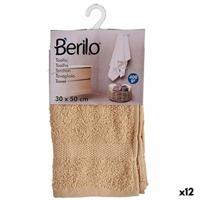 Badhanddoek Crème 30 x 50 cm (12 Stuks)