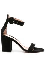 Gianvito Rossi sandales Versilia 85 mm en daim - Noir