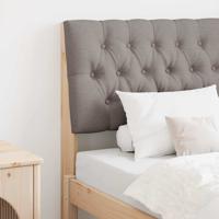 Gestoffeerd hoofdbord Taupe 80 cm Massief grenenhout