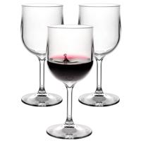 MPDrink Wijnglas Tulp - 8x - SAN kunststof - 30 cl - onbreekbaar - herbruikbaar - wijnglazen