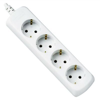 Losse stekkerdoos, 4 Sockets, wit