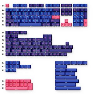 Keychron Cherry Profile Double-Shot PBT Full Keycap-Set - Player keycaps 219 Stuks, ANSI & UK ISO Layout