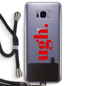 Ugh: Samsung Galaxy S8 Transparant Hoesje met koord