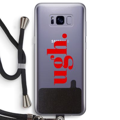 Ugh: Samsung Galaxy S8 Transparant Hoesje met koord