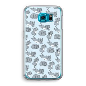 Poezen: Samsung Galaxy S6 Transparant Hoesje