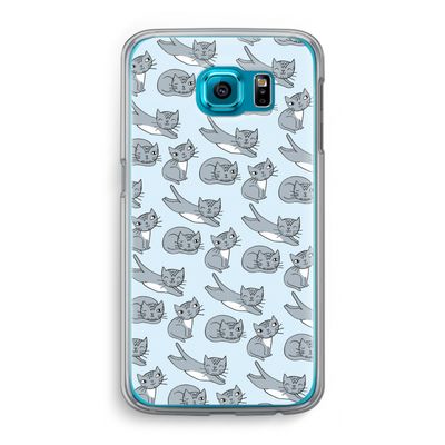 Poezen: Samsung Galaxy S6 Transparant Hoesje