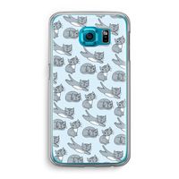 Poezen: Samsung Galaxy S6 Transparant Hoesje