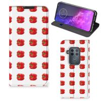 Motorola One Zoom | Flip Style Cover | Paprika Red