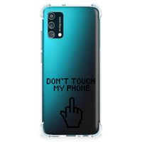 Samsung Galaxy M02s | A02s Anti Shock Case Finger Don't Touch My Phone - thumbnail