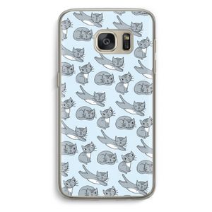 Poezen: Samsung Galaxy S7 Transparant Hoesje