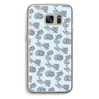 Poezen: Samsung Galaxy S7 Transparant Hoesje