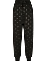 Dolce & Gabbana pantalon de jogging DG Monogram - Noir