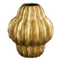 Mica Decorations Altea Vaas - H28 x Ø24,5 cm - Keramiek - Goud