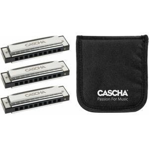 Cascha HH 2341 Blues Harmonica Pack set van 3 blues harmonica's C-G-A