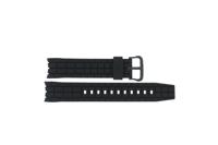 Horlogeband Casio EFR-523PB-1AV / 10431752 Onderliggend Kunststof/Plastic Zwart 22mm