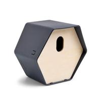 Capi Europe Vogelhuisje ovaal Hive - 19x23x20 - Antraciet