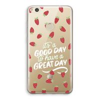 Don't forget to have a great day: Huawei Ascend P8 Lite (2017) Transparant Hoesje