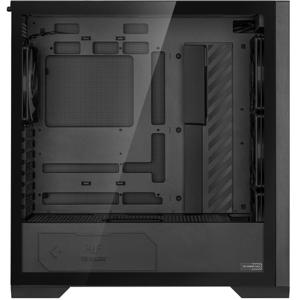 Asus TUF Gaming GT302 ARGB Midi-tower PC-behuizing Zwart 4 voorgeïnstalleerde ventilators, Geïntegreerde verlichting, Stoffilter, Zijvenster