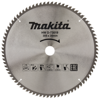 Makita Accessoires Afkortzaagblad Aluminium | Standaard, 305x30x2,8 80T 5g - D-73019 D-73019 - thumbnail