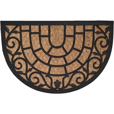 Luance Cozy Step Deurmat - anti slip - half maan - natural - 60 x 40 cm - schoonloopmat