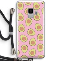 Dancing avocados: Samsung Galaxy S9 Transparant Hoesje met koord